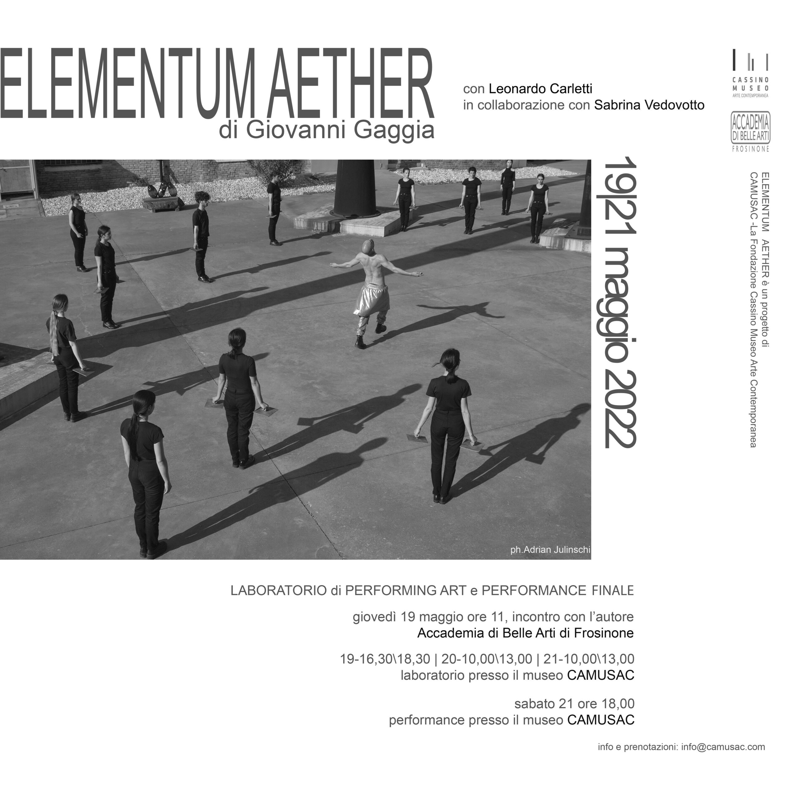 Giovanni Gaggia – Elementum Aether